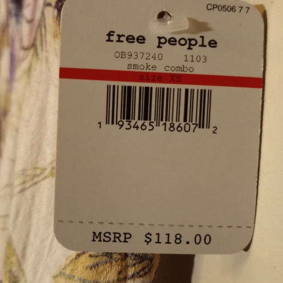 FREE PEOPLE XS maxi dress new w/tags - Picture 6 of 6